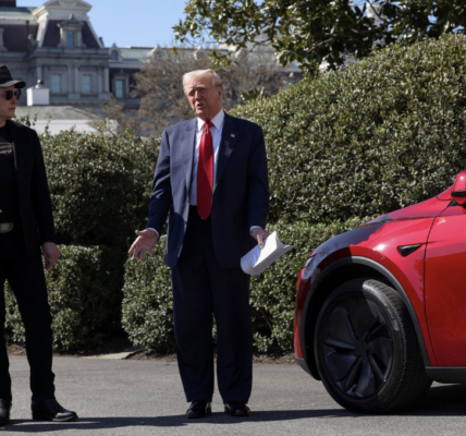 Donald Trump Buys a Tesla