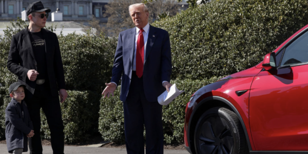 Donald Trump Buys a Tesla