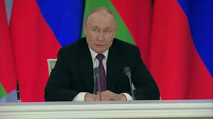 Vladimir Putin sets out conditions for Ukraine ceasefire.